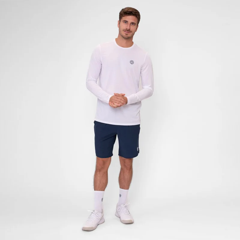 Crew Roundneck Longsleeve Herren-Weiß