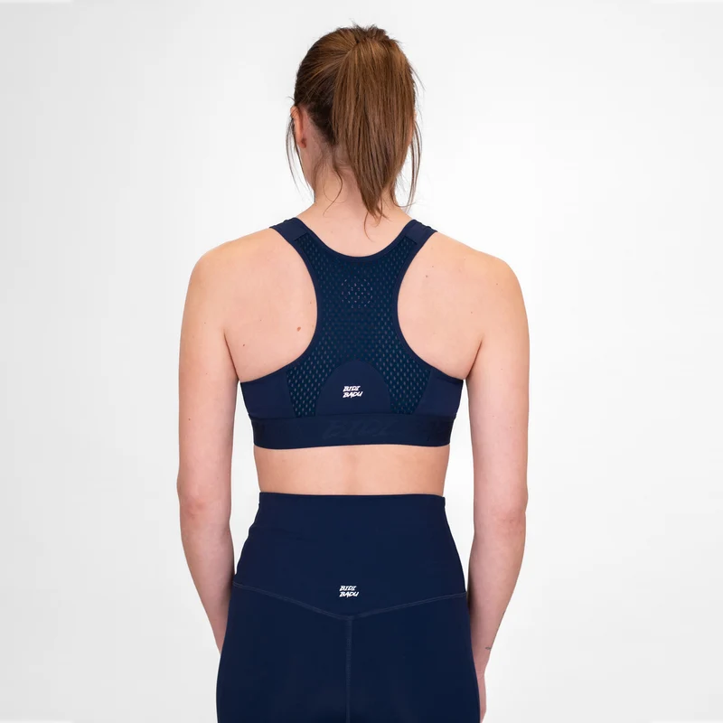 Crew High Support Sport-BH Damen-Dunkelblau