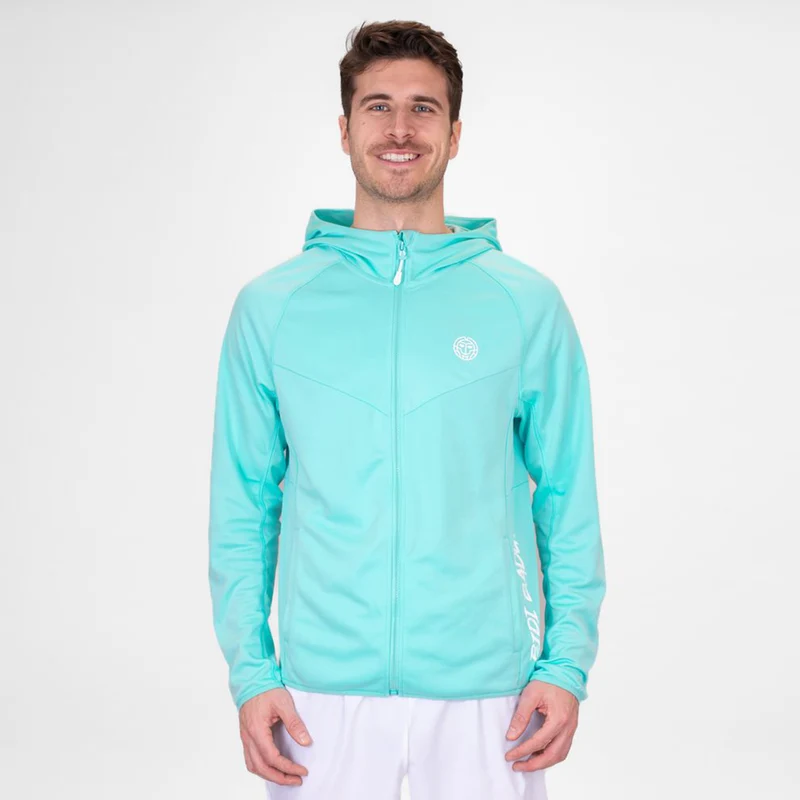 Crew Hood Trainingsjacke Herren-Türkis
