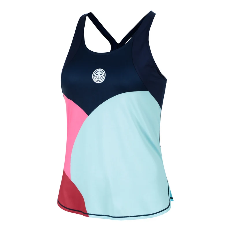 Bubble Tank-Top Damen-Dunkelblau,Türkis