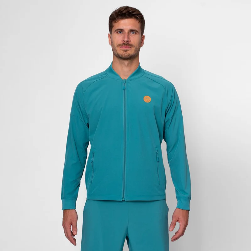 Melbourne 2025 Printed Trainingsjacke Herren-Petrol